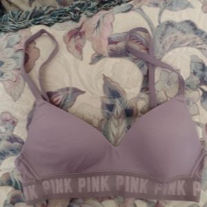 Pink sport bra pink and purple 32 A padded